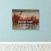 Johannes 16:33 Ik heb Overwonnen Bijbelvers Christ Canvas Afdruk (Insitu (Houten vloer))