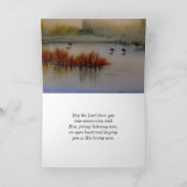 Johannes 16:33 Ik heb Overwonnen Bijbelvers Christ Kaart (Binnen)