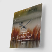 Johannes 16:33 Ik heb Overwonnen Bijbelvers Christ Vierkante Klok (Hoek)