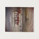 Johannes 16:33 Ik heb Overwonnen Bijbelvers Christ Wandkleed (Voorkant (horizontaal))