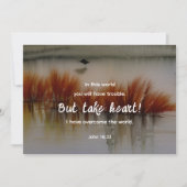 Johannes 16:33 Ik heb Overwonnen Bijbelvers Vlakke (Voorkant)