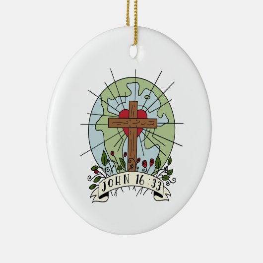 Johannes 16:33 Kerst 2024 ornament (Rechts)
