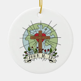 Johannes 16:33 Kerst 2024 ornament