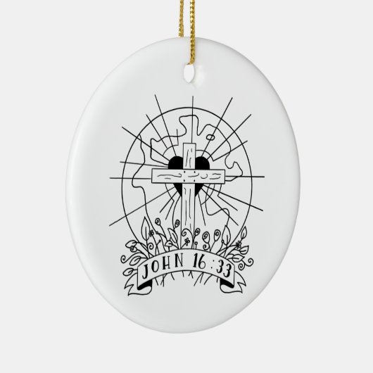 Johannes 16:33 ornament (Rechts)