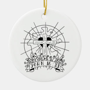 Johannes 16:33 ornament