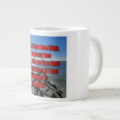 Johannes 16:33 WEBU Mug Grote Koffiekop (Voorkant rechts)