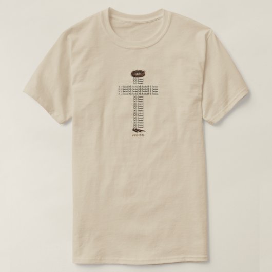 "Johannes 19:30" (2) T-shirt (Design voorkant)