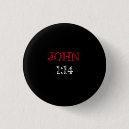 Johannes 1:14 “het Woord is vlees geworden”…Bijbel Ronde Button 3,2 Cm