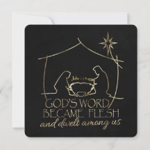 Johannes 1:14 Kerstmis Geboorte Schrift Religieus