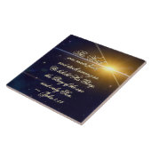 Johannes 1:14 Wij hebben Zijn heerlijkheid, Bijbel Tegeltje (Zijkant)