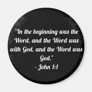 Johannes 1:1 Magneet
