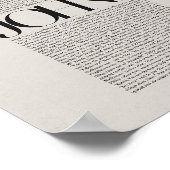 Johannes 1 - Bijbelvers Moderne Schriftmuurkunst Poster (Hoek)