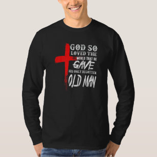 Johannes 316 Christelijk Kruis Bijbel Christelijke T-shirt