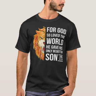Johannes 316 Een volk onder God Christelijk Kruis T-shirt