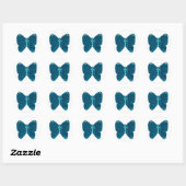 Johannes 3: 16- 17 vlinderblauwe stickers (Vel)