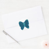 Johannes 3: 16- 17 vlinderblauwe stickers (Envelop)