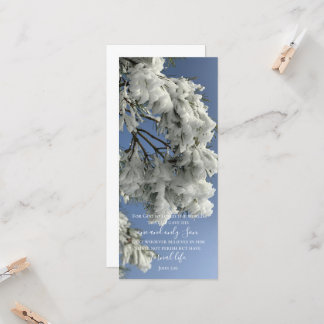 Johannes 3:16 Aangepaste tekst | Sneeuw Natuur ori