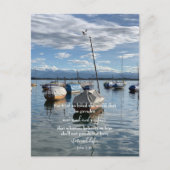 Johannes 3:16 Aangepaste tekst | Swiss Lake origin Briefkaart (Voorkant)