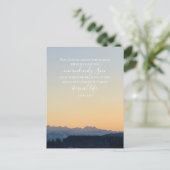 Johannes 3:16 Aangepaste tekst | Zwitserse Alpen O Briefkaart (Staand voorkant)