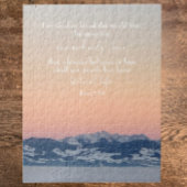 Johannes 3:16 Aangepaste tekst | Zwitserse Alpen O Legpuzzel