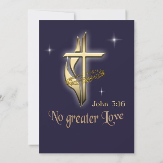 Johannes 3:16 bedankkaart (Voorkant)