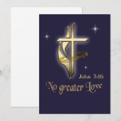 Johannes 3:16 bedankkaart (Voorkant / Achterkant)