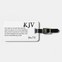 Johannes 3:16 Bijbelcitaat - Kan worden aangepast