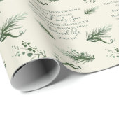 Johannes 3:16 Bijbelse aangepaste moderne wijze Ke Cadeaupapier (Rol Hoek)