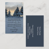 Johannes 3:16 Bijbelvers Aangepaste tekst Originel Visitekaartje (Voorkant / Achterkant)