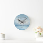 Johannes 3:16 Bijbelvers Afbeelding Ronde Klok (Huis)