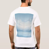 Johannes 3:16 Bijbelvers Afbeelding T-shirt (Achterkant)