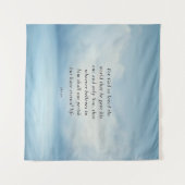 Johannes 3:16 Bijbelvers Afbeelding Wandkleed (Voorkant (horizontaal))