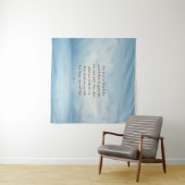 Johannes 3:16 Bijbelvers Afbeelding Wandkleed (In Situ (horizontaal))