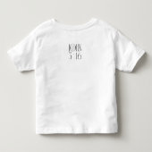 Johannes 3:16 Bijbelvers Kinder Shirts (Achterkant)