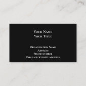 Johannes 3:16 Bijbelvers | Matterhorn Photo Pastor Visitekaartje (Achterkant)