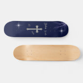 Johannes 3:16 Bijbelvers Persoonlijk Skateboard (Horizontaal)