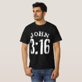 JOHANNES 3 16 BIJBELVERS T-SHIRT (Voorkant volledig)