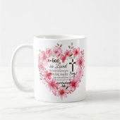 Johannes 3:16 Bloemhart Bijbelvers Koffiemok (Links)