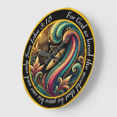 Johannes 3:16 Christelijke surfer rijdt op een pra Grote Klok (Hoek)