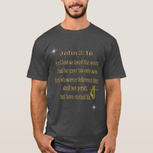 Johannes 3:16 christen  t-shirt