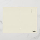 Johannes 3:16 Elegante Originele Pine Kerstmis Folie Feestdagen Briefkaart (Achterkant)