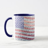 Johannes 3:16 en Amerikaanse vlag Mok (Links)