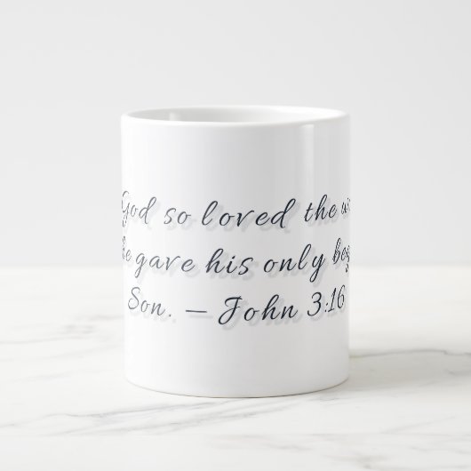 Johannes 3:16, Geschenk Specialty Mok (Voorkant)