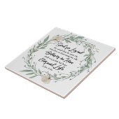 Johannes 3:16 God had de wereld zo lief, Bijbelver Tegeltje (Zijkant)