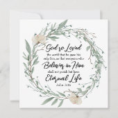 Johannes 3:16 God heeft de wereld zo liefgehad Bij (Voorkant)