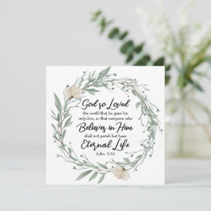 Johannes 3:16 God heeft de wereld zo liefgehad Bij