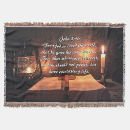 Johannes 3:16 God heeft de wereld zo liefgehad, la Deken