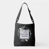 Johannes 3:16 God heeft het Bijbelvers zo liefgeha Crossbody Tas (Voorkant)