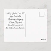 Johannes 3:16 God hield zo van de Wereldbijbel Ker Briefkaart (Achterkant)