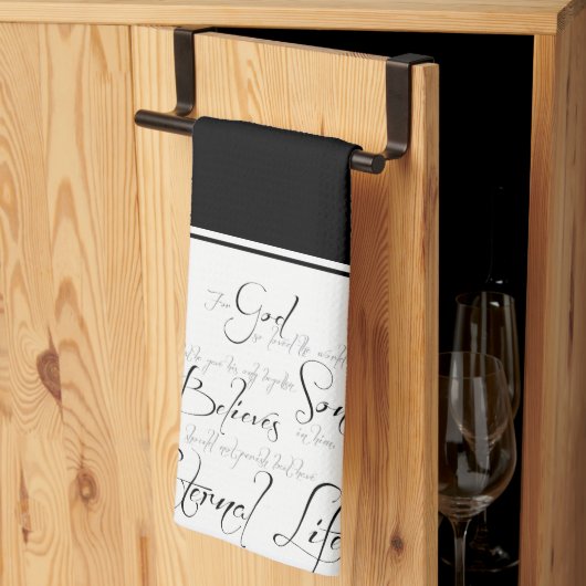 Johannes 3:16 handdoek (Derde Gevouwen)